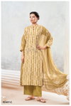 Jisinia 2407 By Ganga Premium Cotton Linen Printed Dress Material Wholesale Market In Surat
